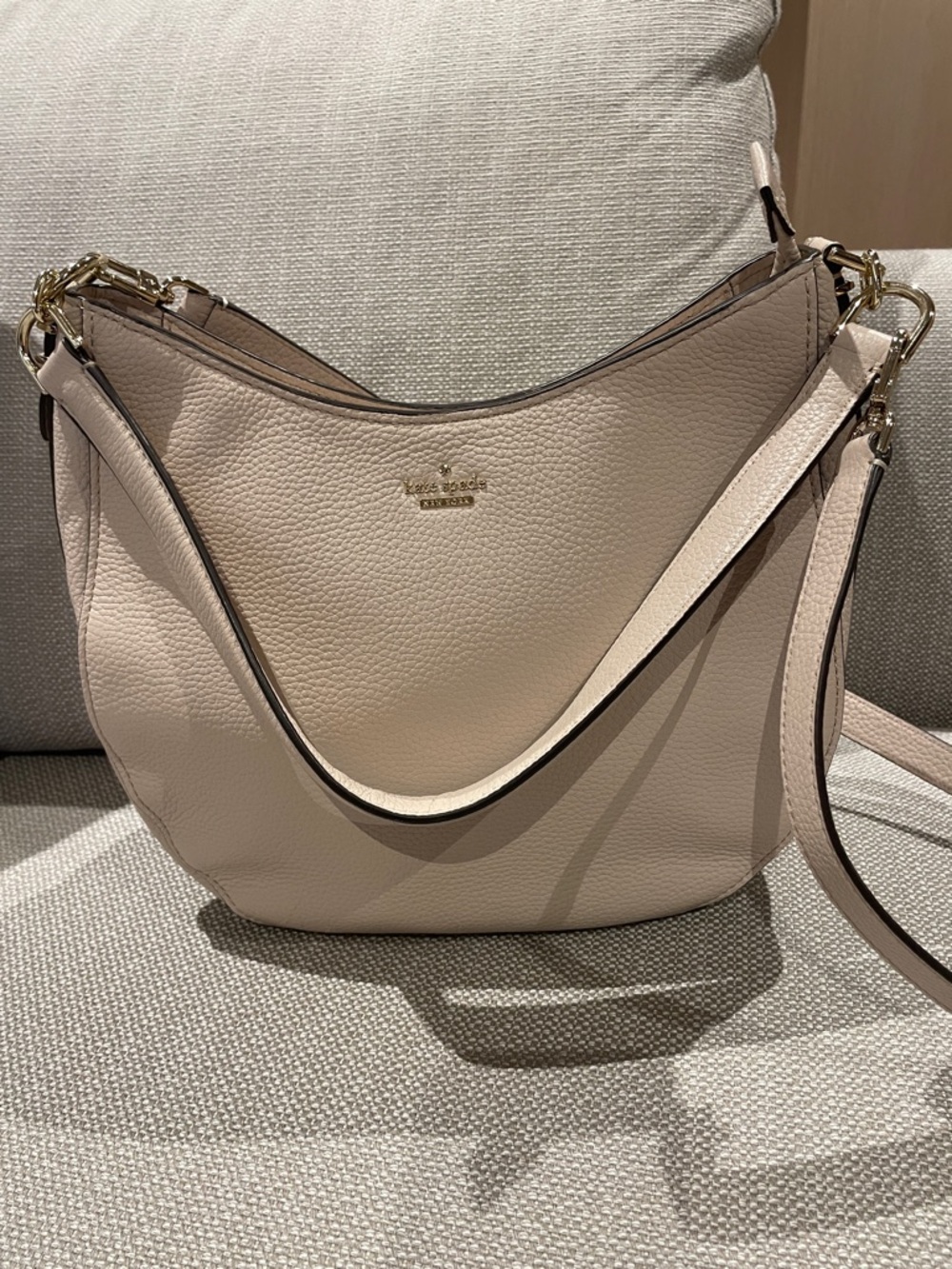 kate spade Oakwood Street Lora pebbled leather hobo bag - Picture 2 of 10